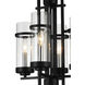 Sierra 4 Light 14 inch Black Up Mini Pendant Ceiling Light
