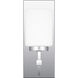 Wilburn LED 6 inch Polished Chrome Bath Light Wall Light