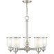 Middlebush 5 Light 25 inch Brushed Nickel Chandelier Ceiling Light