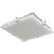 Matrix LED 12.2 inch Chrome Flush Mount Ceiling Light