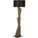 Enigma II 67 inch 60 watt Dark Walnut Floor Lamp Portable Light
