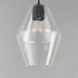 Geode 1 Light 8.7 inch Black Mini Pendant Ceiling Light