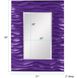 Zenith 39 X 31 inch Glossy Royal Purple Wall Mirror