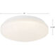 Tio 11 inch Acrylic Flush Mount Ceiling Light