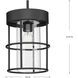Burgess 1 Light 9.5 inch Matte Black Mini Pendant Ceiling Light, Design Series