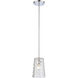 Lightweave 1 Light 5.5 inch Polished Nickel Mini Pendant Ceiling Light
