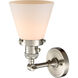 Franklin Restoration Small Cone LED 6 inch Brushed Satin Nickel Sconce Wall Light, Franklin Restoration