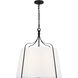 AH by Alexa Hampton Leander 4 Light Smith Steel Pendant Ceiling Light