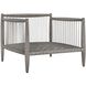 Borneo Charcoal Gray Rope and Nuance Dove Outdoor Lounge Chair
