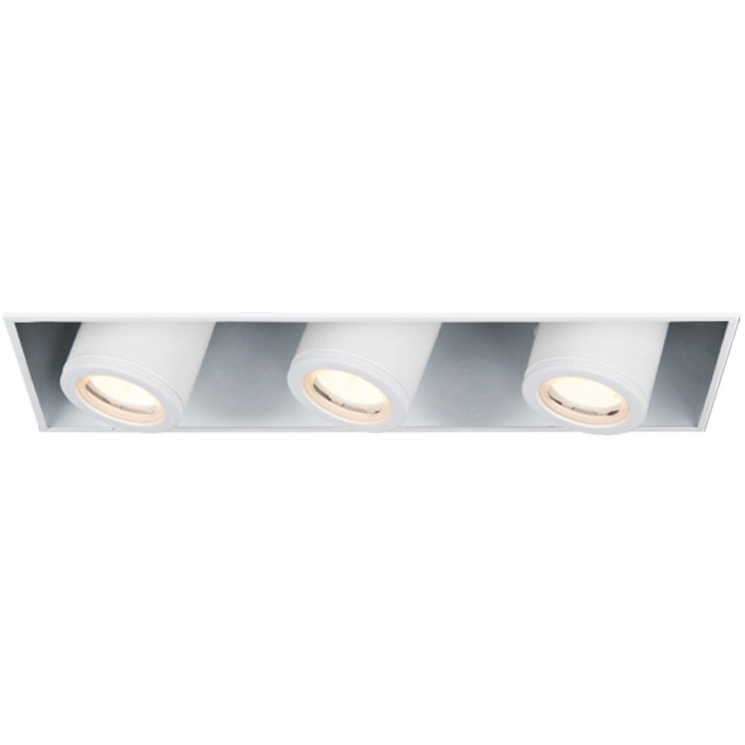 Silo Multiples LED White White Multiple Recessed Trim in 4000K, White/White