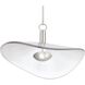 Novella LED 24 inch Polished Nickel Convertible Pendant Ceiling Light