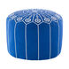 Taza Dark Blue/White Pouf
