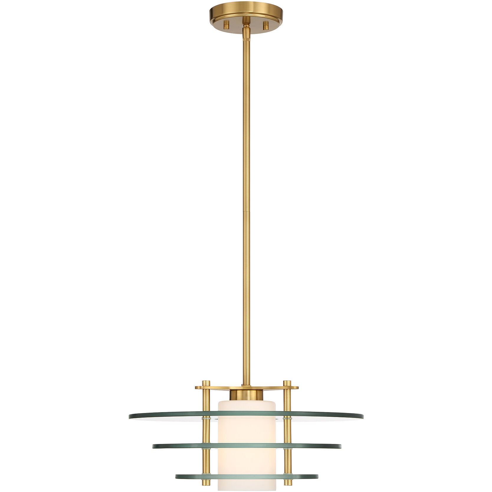 Newell 1 Light 20 inch Warm Brass Pendant Ceiling Light