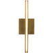 Tachi Wall Sconce Wall Light in Vintage Brass