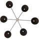 Inlet 6 Light 53 inch English Bronze Chandelier Ceiling Light