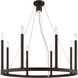 Alpine 9 Light 28 inch Bronze Chandelier Ceiling Light