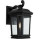Murphy 1 Light 20 inch Matte Black Outdoor Wall Lantern