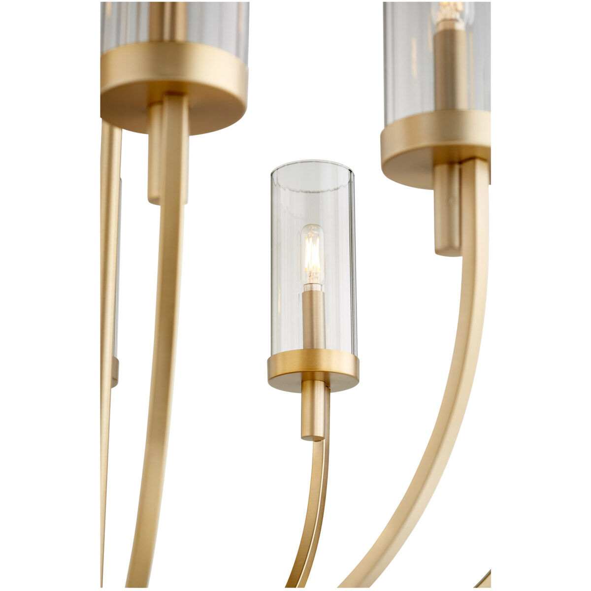 Ladin 8 Light 28 inch Aged Brass Chandelier Ceiling Light