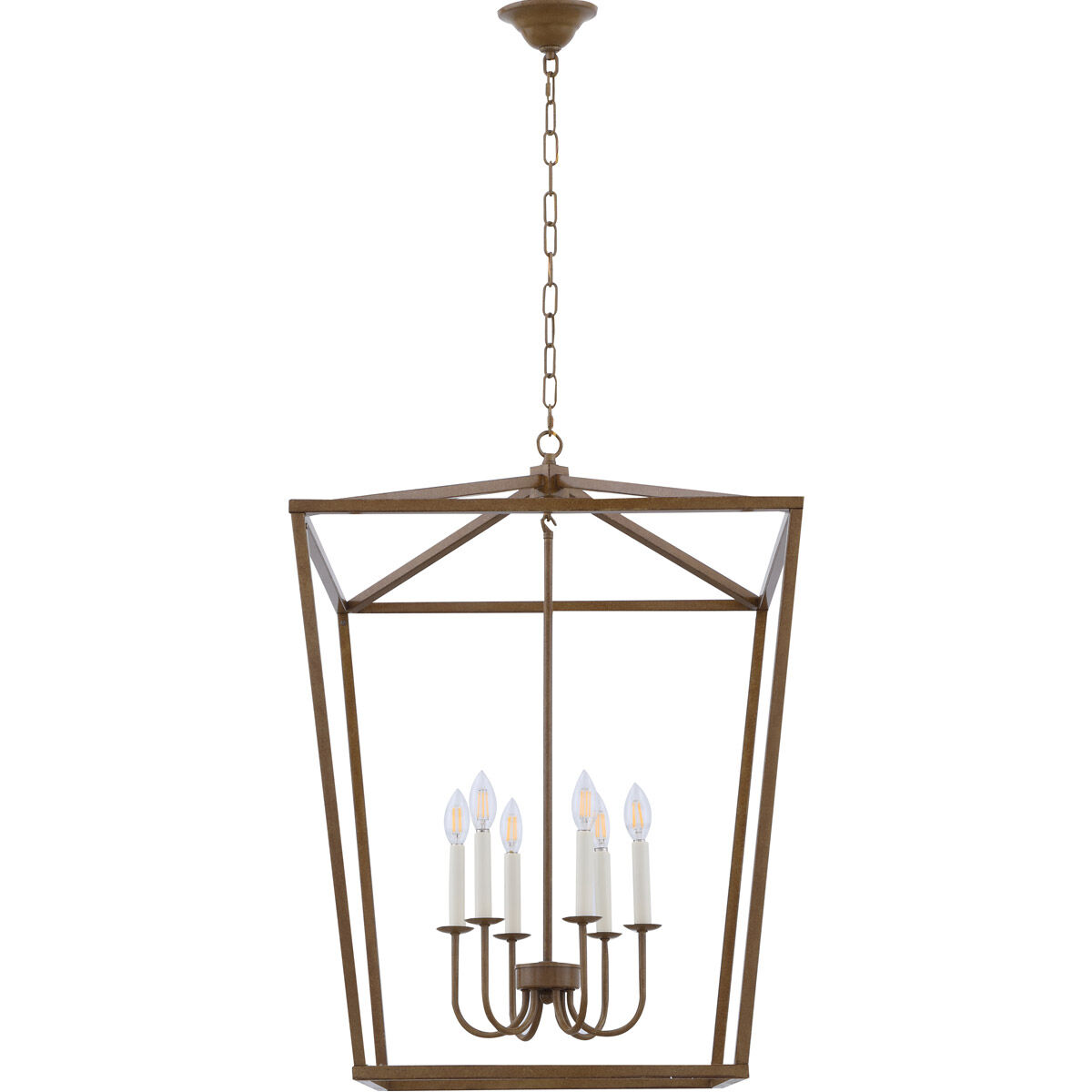 Maddox 6 Light 24 inch Vintage Gold Pendant Ceiling Light