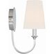 Payton Bath Sconce Wall Light in Polished Chrome