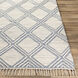 Bedouin 90 X 60 inch Denim/Cream Rugs