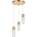 Constellation LED 12 inch Gold Pendant Ceiling Light
