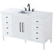 Blakely 54 X 34 inch White Bathroom Vanity Cabinet
