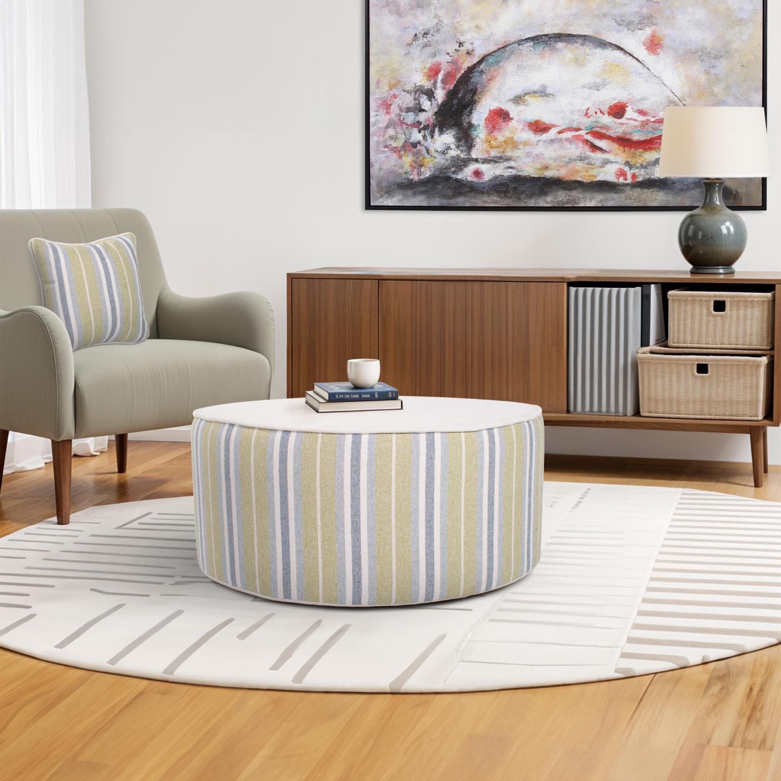 Dune Universal 18 inch Moss Outdoor Ottoman