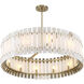 Bardon 12 Light 36 inch Celeste Brass Pendant Ceiling Light