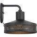 Abalone Point 1 Light 11.38 inch Coal Outdoor Wall Mount, Great Outdoors