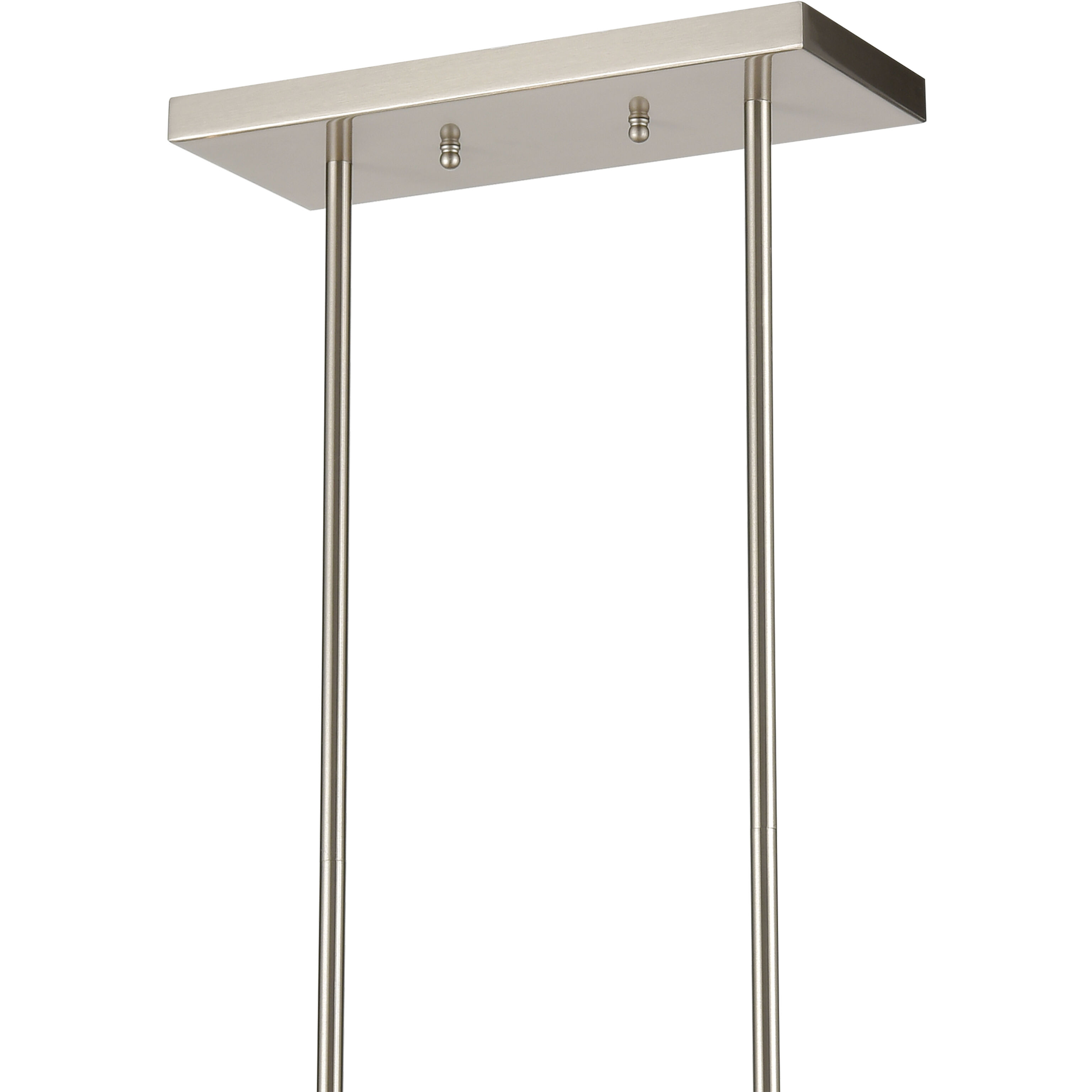 Park Slope 8 Light 39 inch Brushed Nickel Linear Chandelier Ceiling Light