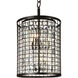 Meghna 6 Light 17 inch Brown Up Chandelier Ceiling Light