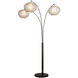 Bloom 86.6 inch 9 watt Black Nickel Arc Floor Lamp Portable Light