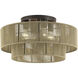 Acordia 4 Light 21 inch English Bronze Semi Flush Mount Ceiling Light, Extra Large
