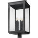 Hartwell 6 Light 32.75 inch Sand Black Outdoor Post Mount Fixture