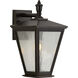 Cardiff Outdoor Wall Lantern in Antique Bronze, with DURASHIELD, Medium