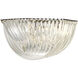 Hy&egrave;res 4 Light 35.43 inch Clear Acrylic with Nickel Ceiling Lamp Ceiling Light