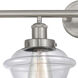 Oxford 4 Light 33.5 inch Brushed Satin Nickel Bath Vanity Light Wall Light
