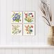 Floral Snapshot Multi and Green and Blue and Red Wall Sculpture, The Studio