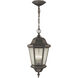 Martinsville 3 Light 10.25 inch Corinthian Bronze Outdoor Pendant Lantern