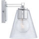 Layla 2 Light 15 inch Chrome Vanity Light Wall Light