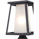 Kingsbury 1 Light 13 inch Black Outdoor Post Lantern Head