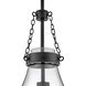 Eloise 1 Light 11 inch Black Pendant Ceiling Light
