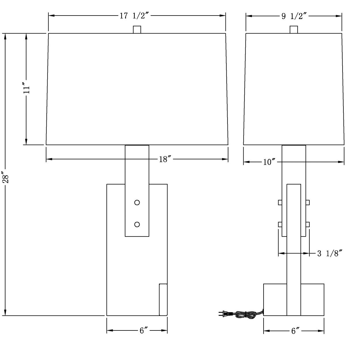 Fran 28 inch 150.00 watt Bronze Table Lamp Portable Light