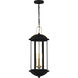 Crestfield 3 Light 10 inch Matte Black Mini Pendant Ceiling Light, Small