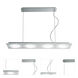 Lumidisque 4 Light 9.88 inch Satin Aluminum Pendant Ceiling Light
