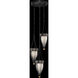 Mirage 3 Light 17.5 inch Black Pendant Ceiling Light