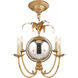 Chapman & Myers Gramercy 4 Light 17 inch Gilded Iron Chandelier Ceiling Light