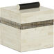 Lila 6.25 inch Black and White/Cream Jewelry Box