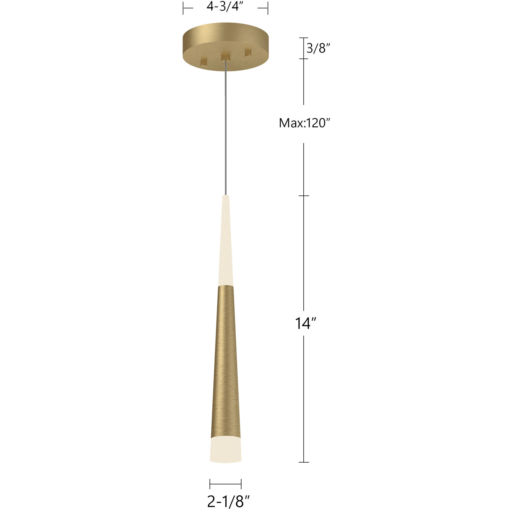 Ultra Pendant Ceiling Light in Chrome